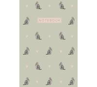 Tabby Cat Notebook Hardcover: Cute Aesthetic Lined Journal for Tabby Cat Lovers | Grey Cover