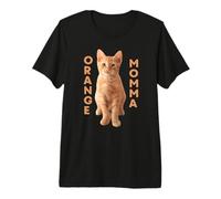 Tabby Cat Orange Cat Mom Orange Momma Ginger Cat for Women Premium T-Shirt