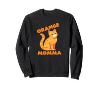 Tabby Cat Orange Cat Mom Orange Momma Ginger Cat for Women Sweatshirt