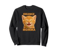 Tabby Cat Orange Cat Mom Orange Momma Ginger Cat for Women Sweatshirt