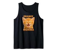 Tabby Cat Orange Cat Mom Orange Momma Ginger Cat for Women Tank Top