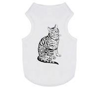 'Tabby Cat' Pet Dog/Cat T-Shirt (PT00057609)