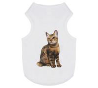 'Tabby Cat' Pet Dog/Cat T-Shirt (PT00073703)