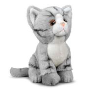 Animigos World of Nature 20cm Plush Tabby Cat Soft Toy