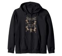 Tabby Cats Hanging With Best Friends Spiderwebs Spider Web Zip Hoodie