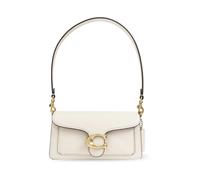 COACH Tabby 20 Chalk Leather Shoulder Bag Size: One Size, Colour: Came