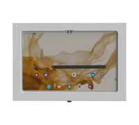 TABcare Locking Anti-Theft Metal Case for Samsung Galaxy TAB A9+ A11+ 11" Tablet for Kiosk, POS, Store, Show Display, Time Clock (White)