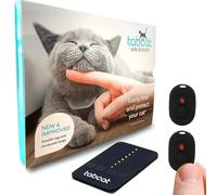 Tabcat V2 Cat & Kitten Tracker - No Monthly Subscription Fee | 2 Lightweight Homing Tags, Cases & Tracking Handset | More Accurate than GPS | Track 2 Cats Indoors & Outdoors to 2.5 cm & 150 m Range