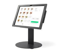 Tabdoq Lite Freestanding iPad Stand | Secure, Rotatable, Tiltable Tablet Stand | Weighted Base For Counters & Desks | iPad 10th Gen. (2022) & 11th Gen. A16 (2025) | Black