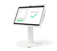 Tabdoq Lite Freestanding Samsung Tablet Stand | Secure, Rotatable, Tiltable Tablet Holder | Weighted Base For Counters & Desks | Samsung Galaxy TAB A9+ | 11 inch | White