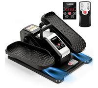 TABEKE - Under Desk Elliptical Machine, Electric Ellipse Leg Exerciser for Seniors with Remote Control and 12 Speeds, Quiet Portable and Sitting Pedal for