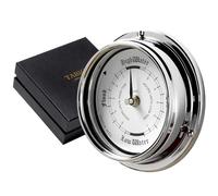 Tabic Chrome-Plated Brass Tide Clock - Mariner MkII Case, Precision Lunar Tide Tracking, Handcrafted in England, Marine Wall Instrument