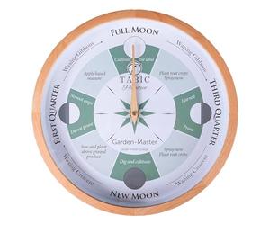 Tabic Planeteco Garden Master - Moon Gardening Clock - farmers almanac and lunar cycle - Essential Gardening Tool for Biodynamic & Organic Gardening - Transform Your Garden - Natural Stain