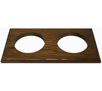 Tabic Solid English Double Oak Mount, Barometer Thermometer Tideclock clock Roman and Arabic clock, Solid Oak, Handmade in England