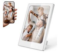 TABKSOLA Digital Picture Frame, Small, 4.0 Inch E Ink Photo Frame, 768 x 528 IPS Four-Colour Ink Screen, Energy Saving, Portable, Men and Women