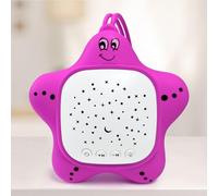 TABKSOLA White Noise Machine for Babies and Adults - White Noise, 10 Nature Sounds, 6 Light Modes, Night Light Timer Function, Rechargeable USB-C, Dimmable Light (Red)