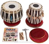 Tabla Drum Set - Buy 3KG Black Brass Bayan, Finest Dayan, Hammer, Cushions & Cover (PDI-EA) BY HomeAdri
