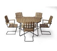 Table A9 round oak Ø 120 cm Grythyttan Stålmöbler - 101853