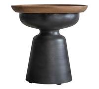 Alabama Metal Side Table - Black