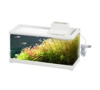 Table Aquariums - Small Table Aquarium, Large Opening, Illuminated Small Aquarium, Desk Aquarium with Water Pump, Desktop Aquarium for Tables, Desks, Living Room, Bedroom, Reg