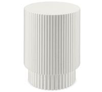 table base grooved pattern round coffee matte betonoptik weatherproof easy clean