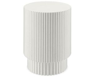 table base grooved pattern round coffee matte betonoptik weatherproof easy clean