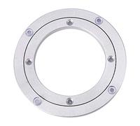 Table Bearing - Heavy Duty Aluminium Alloy Rotating Bearing Plate Turntable Round Dining Table for Restaurant Cake Decorations TV Rack(6寸*H8.5MM)