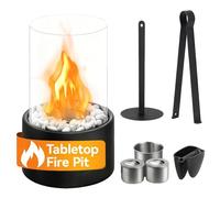 Table Brazier - Decorative and Safe Fireplace, Portable and Lightweight Fireplace | for Nightstand, Office, Balcony, Apartment, Living Room, Bedroom, Home Party