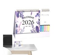 Table Calendar - Monthly Planner 2026, Activity List 12 with Large Spaces for Notes Office