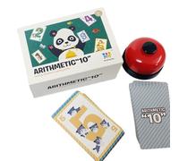 Table Card Board Game, Pattern Matching Table Card Game, Strategy Educational Toy With Ringing Bell For Traveling Home Schools Daycare Centers