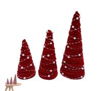 Table Christmas Tree, Fabric Christmas Tree Decoration - Central Piece for the Holiday Home, Office Room, Bedroom, Living Room, Shelf, Nightstand, Party, Adults, Table