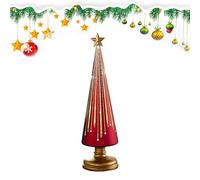Table Christmas Tree - Light up Tree Christmas Decorations Table Top,Desktop Accessories Home Decor for Fireplace Dorm Living Room Apartment Indoor Bedroom Bookshelf
