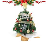 Table Christmas Tree, Seasonal Decoration, Artificial Christmas Tree with Star at the Top - for Indoor Winter Parties Parties Room Coat Fireplace Table Center