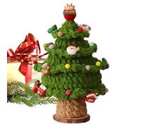 Table Christmas Tree,Table Christmas Tree | Crochet Small Knitted Christmas Cone Tree Ornaments - Table Christmas Tree Ornaments, Christmas Ornaments for Tree, Centerpiece