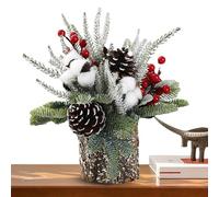 Table Christmas Tree with Lights, Christmas Tree with Lights - Small Tree Decoration, Christmas Tree Decoration for the Home Table