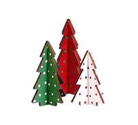Table Christmas Tree,Wooden Rustic,Tiny Christmas Tree Table Centerpieces - for Mantel Fireplace Shelf Tiered Tray Farmhouse Bedroom Living Room Office Apartment Dorm