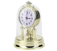 Table Clock Silent Table Clock Home Ornament Clock Decoration Clock (Gold)