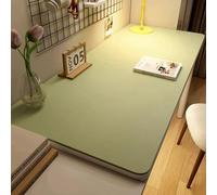 Table Cloth Desk Mat for Primary School Students - Leather Coffee Table Mat Oil Proof Design Ideal for Children's Learning Computer Use and Home Study Environment (A, 120X60cm)