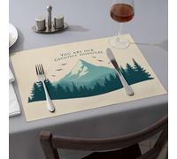 Table Cloth Exploring The Great Adventure Dining Place Mats Modern Farmhouse Decor Premium Kitchen & Dining(1PCS)