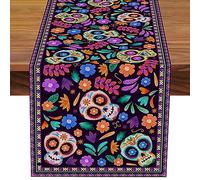 Table Cloth for Rectangle Table | Anti-Scalding Decorative Sugar Skull Cloths | Day of The Dead Altar Decorations Mexican Theme Party Supplies for Home Kitchen Dining Room