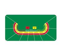 Table Cloth - Poker Layout Mat, Card Playing Cover, Holdem Surfaces, Anti Slip Felt | Waterproof Large for Professional Party Tournament Use