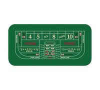 Table Cloth - Poker Surfaces Cover, Card Game Mat, Holdem Layout, Anti Slip Felt Covers | Waterproof Large for Professional Party Tournament Use