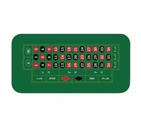 Table Cloth - Poker Surfaces Cover, Card Game Mat, Holdem Layout, Anti Slip Felt Covers | Waterproof Large for Professional Party Tournament Use