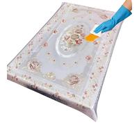 Table Cloth, Waterproof Runner Cover, 35.43x59.06 Inch Dining Tablecloth, Oilproof Protective Cover For Birthday, Holiday Picnic Kitchen Outdoor Christmas Thanksgiving, Easy Clean Stylish Functional