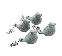 Table Cloth Weights for Outdoor Tables, Bird Shaped Weight Pendant, Antique Cast Iron Tablecloth Weights for Home, Garden, Parties, Camping, Picnics, 4