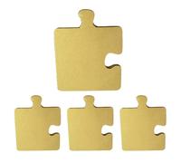 Table Coasters for Drinks, Jigsaw Puzzle Coasters Set, 10x8x3cm, Reusable Cup Holder, 4 Pieces Non Slip Tabletop Protection, Home and Offices Drinkware Accessory