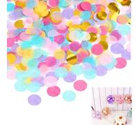 Table Confetti,60g 6000 PCS Table Confetti Dots Round Tissue Confetti Φ2.5cm Round Table Decorations Wedding Table Confetti Sprinkles Table Scatters Party For Table Gift Card Anniversary