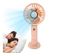 Table Cooling Fan - 3 Adjustable Modes Quiet Portable USB Rechargeable Travel Fan | Strong Cooling Wind, Phone Holder Cooling Tool for Workplace, Beach, Home, Travel