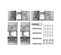 Table Corner Brackets Braces Heavy Duty 130mm Complete Set With Spanner