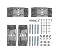 Table Corner Brackets Braces Heavy Duty 142mm Complete Set With Spanner